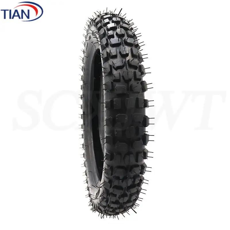 Pneu intérieur et extérieur de 12 pouces 3.00-12 pour moto tout-terrain, motocross, dirt bike