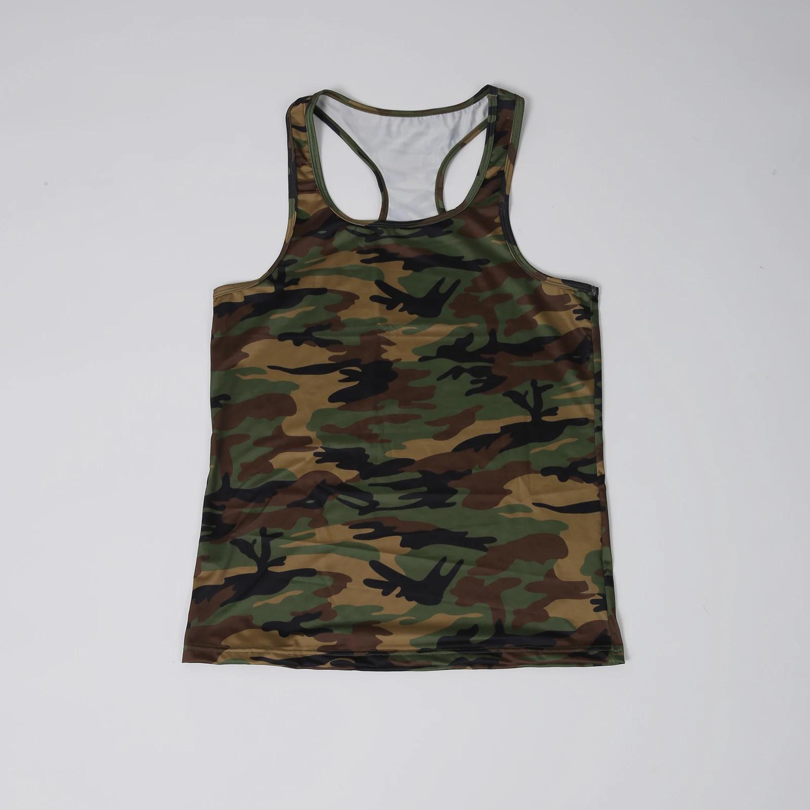 Débardeur Homme Camouflage Séchage Rapide pour Fitness et Musculation – Gilet Élastique Sans Manches