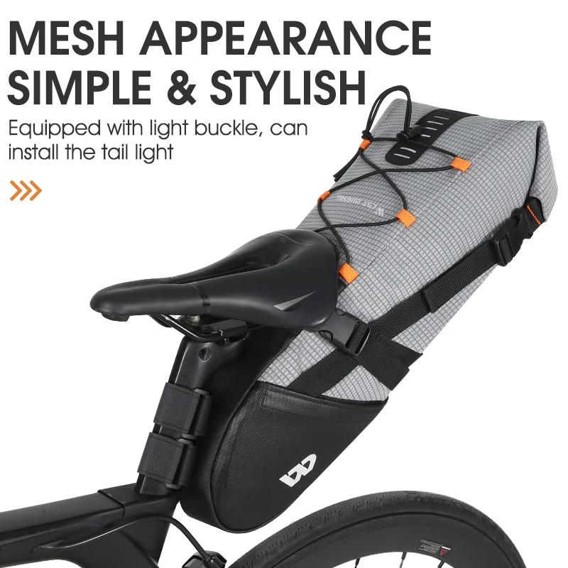 WEST BIKING – sac de selle de vélo pliable sous le siège