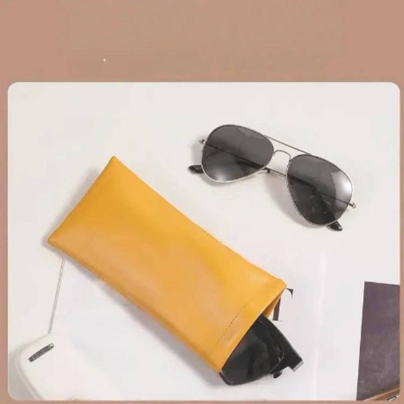 Étui à lunettes de soleil en cuir PU