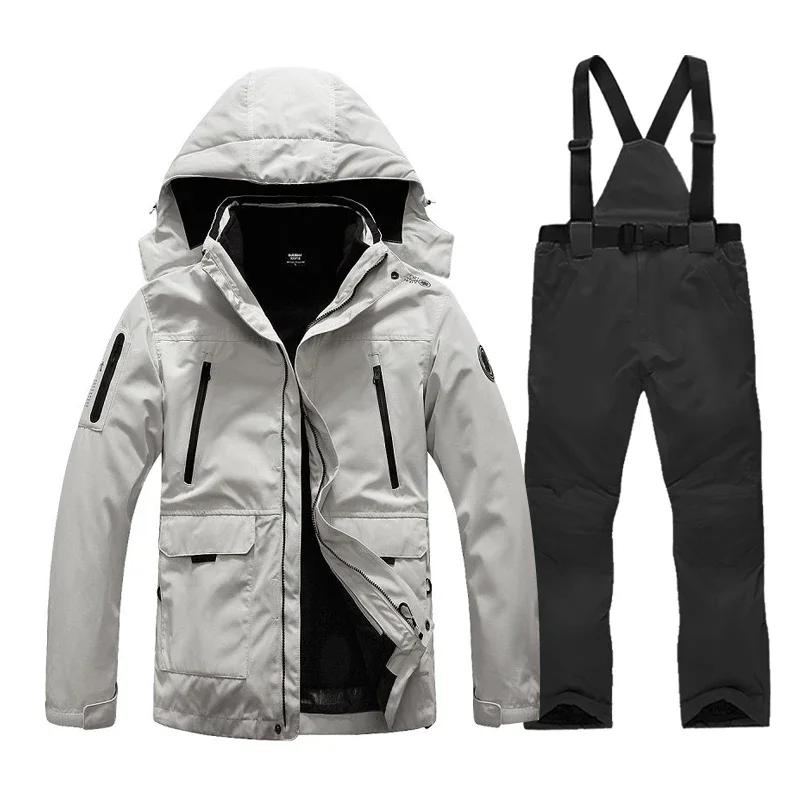 Combinaison de Ski marques hommes hiver extérieur imperméable montagne chaud 3 en 1 veste ou pantalon ensembles de neige combinaisons de Ski et de snowboard