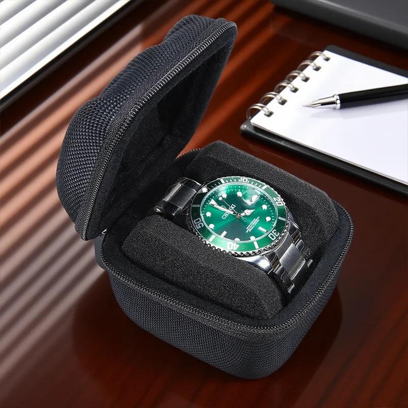 Boîte à montres portable 6/10 emplacements, étui de voyage étanche pour organiser et transporter les montres