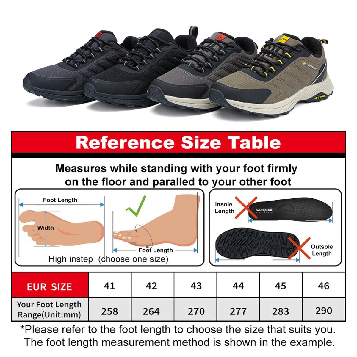 Chaussures randonnée homme Baasploa : qualité supérieure pour trekking