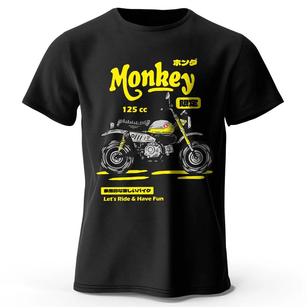 T-Shirt de croquis de moto Vintage 100% coton