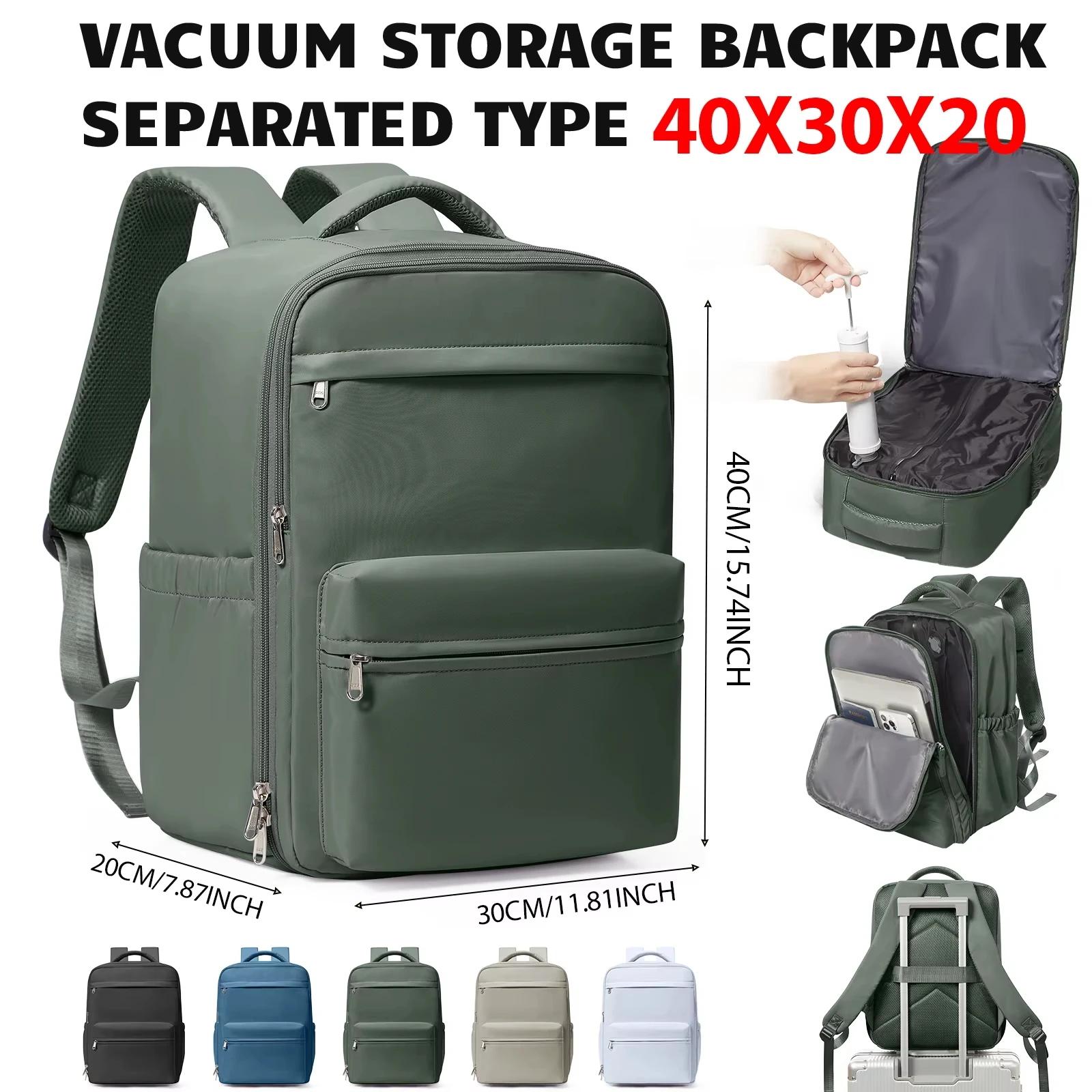 Ryanair 40x30x20 sac à dos de voyage sac à dos de compression sous vide avec pompe