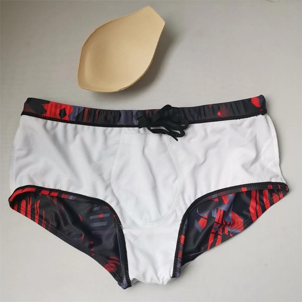 Maillot de bain homme push-up multicolore UXH - Boxer respirant sexy pour plage et natation