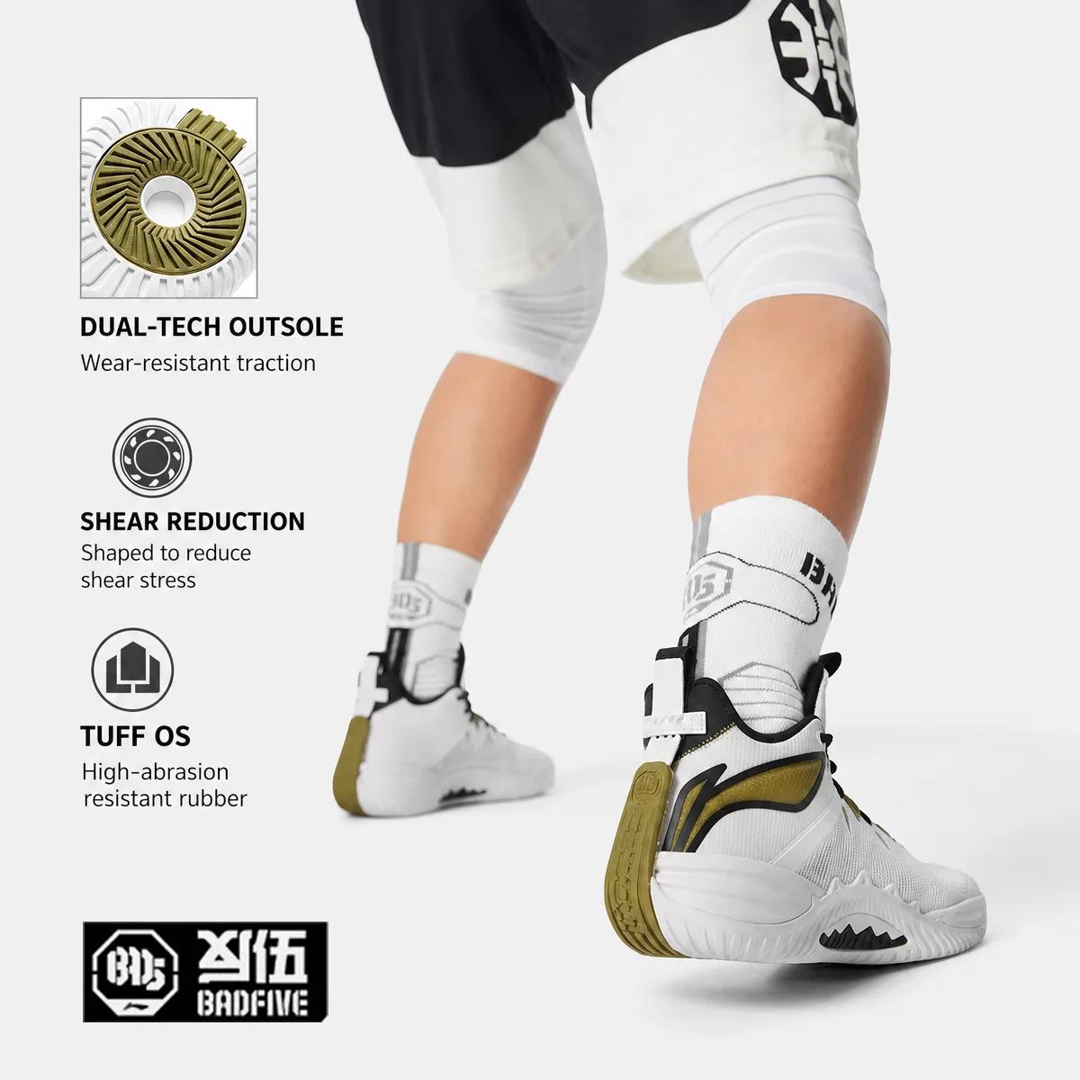 Chaussures basketball extérieur Li-Ning BADFIVE STORM 2025 homme - Amorti BOOM semelle TUFF OS