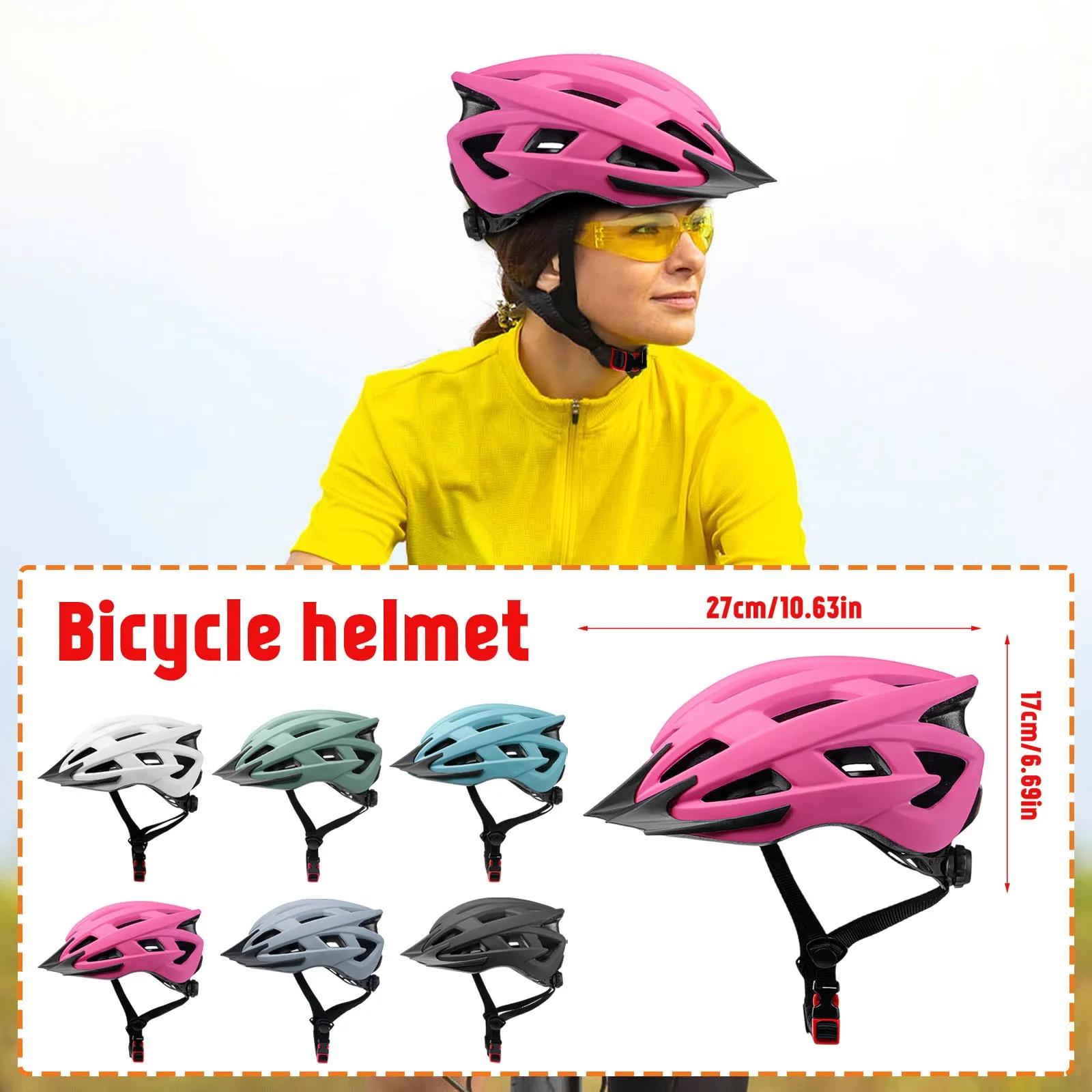 Casque de vélo pour hommes et femmes adultes, taille recommandée 58-62 cm, léger avec sangle latérale et mentonnière réglables, accessoires de vélo
