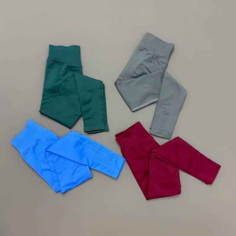 Histello Leggings de sport femmes pantalons sans couture collants de Yoga Scrunch Bum Joggers Fitness Biker pantalon exe