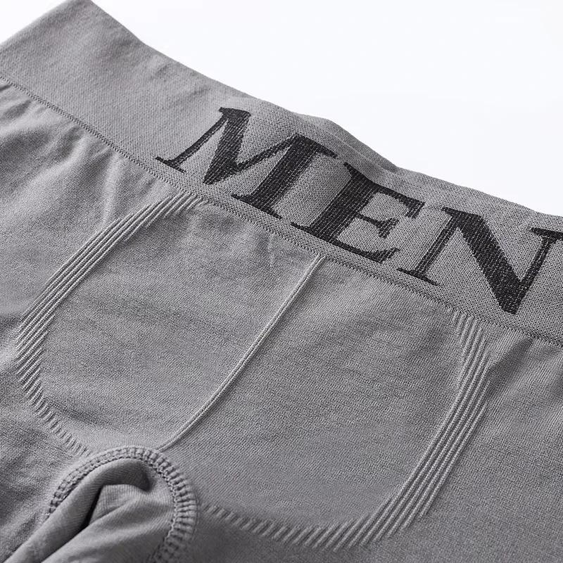 Boxer pour hommes, 5 pièces, sous-vêtements respirants à haute élasticité, short extensible en coton doux, culotte confortable de couleur unie