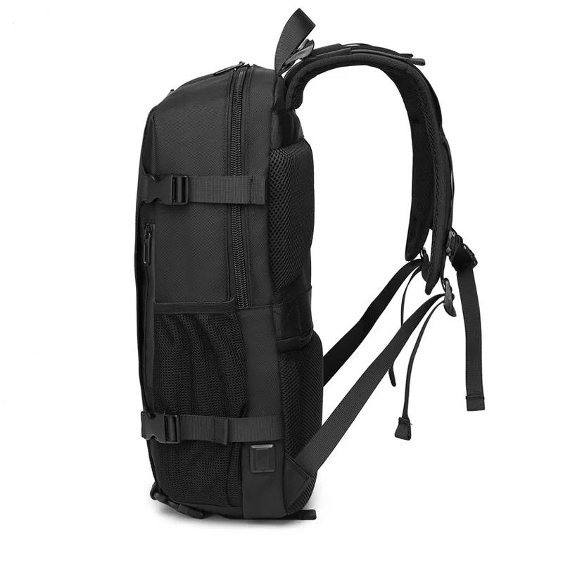 OZUKO hommes sac à dos grande capacité 16 pouces sacs à dos d'ordinateur portable USB charge adolescent cartable mâle sa