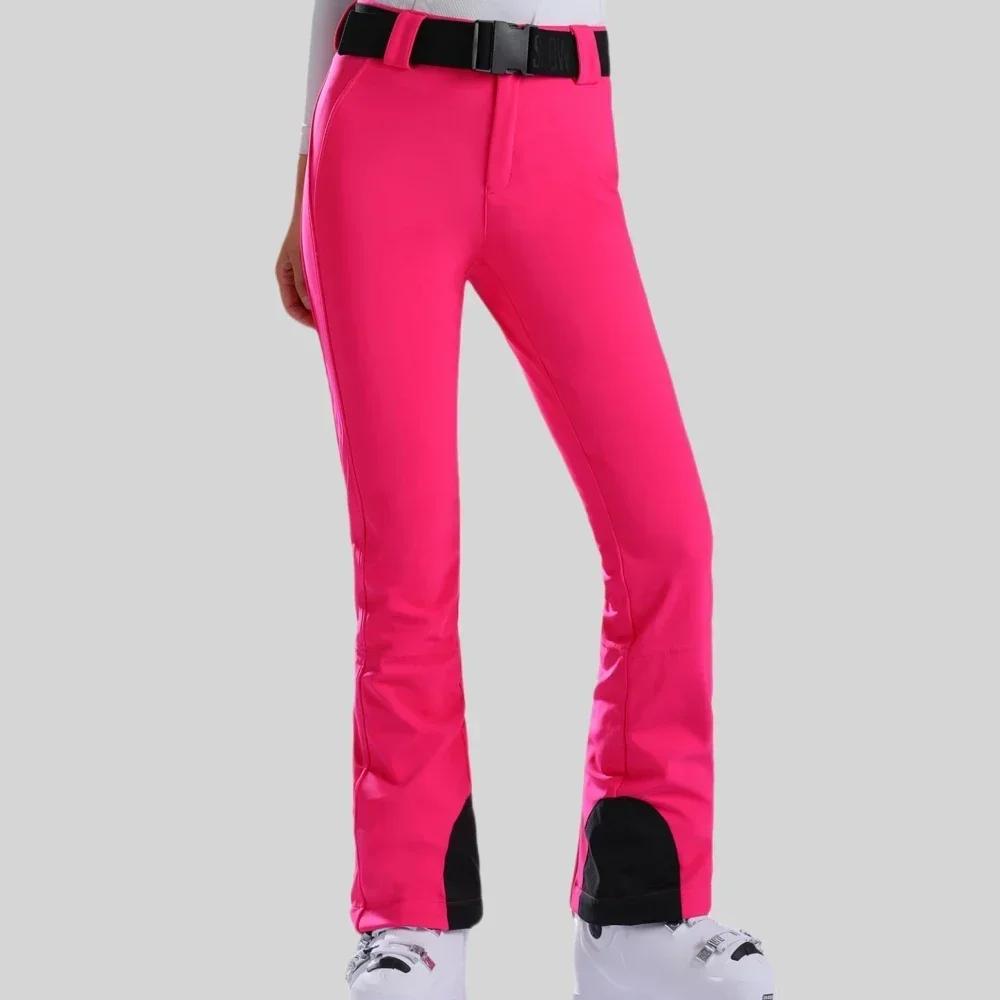Pantalons de snowboard pantalons de Ski thermiques d'hiver nouveaux pantalons de neige pour femmes coupe ajustée vêtements imperméables pantalons de Ski coupe-vent en plein air