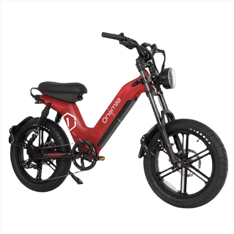 Fatbike – vélo électrique 2024, batterie détachable, 400w, 48v, 20 pouces, longue Distance, avec Bluetooth débloqué