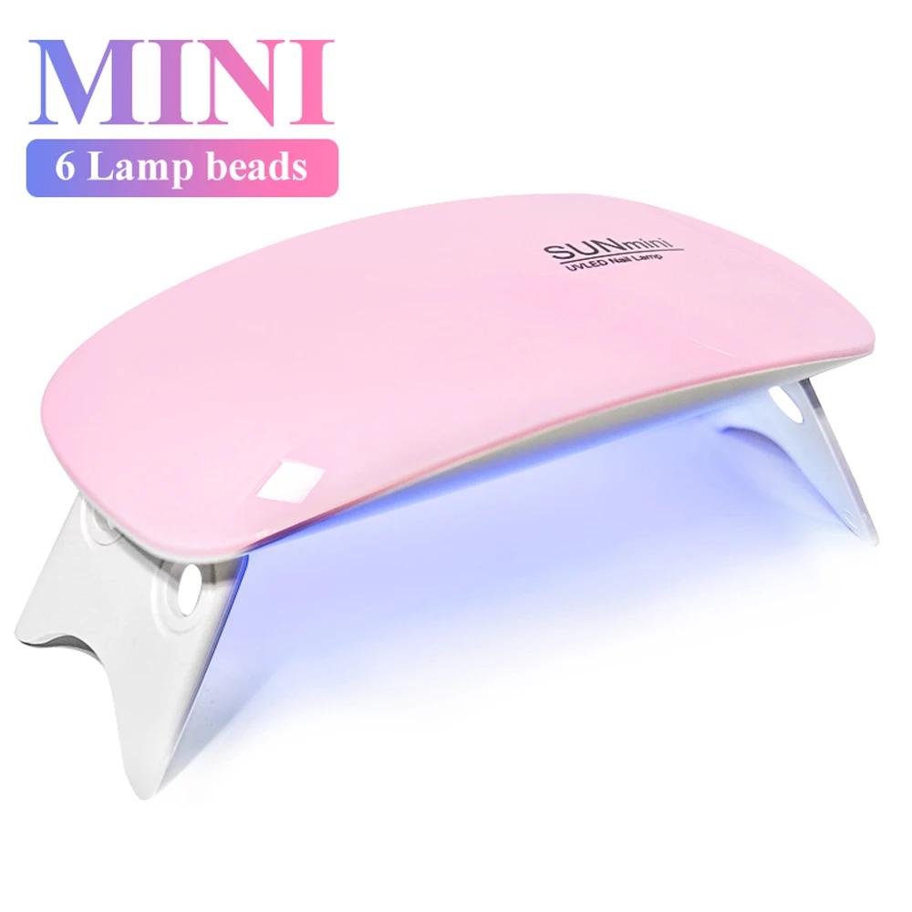 Mini lampe de séchage des ongles portable