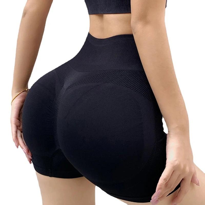Shorts de sport pour femmes, nouveaux shorts de cyclisme, de jogging, de fitness, taille haute, push-up, leggings de gym, vêtements de yoga pour femmes