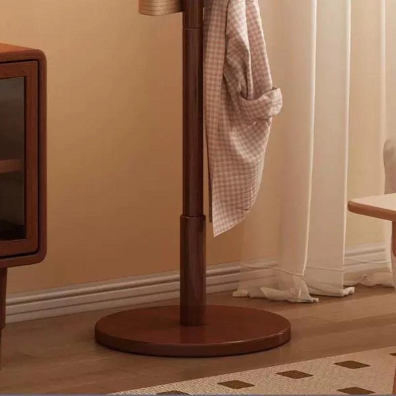 Porte-vêtements sur pied en bois économique pour couloir, hôtel, petit appartement, mobilier de chambre