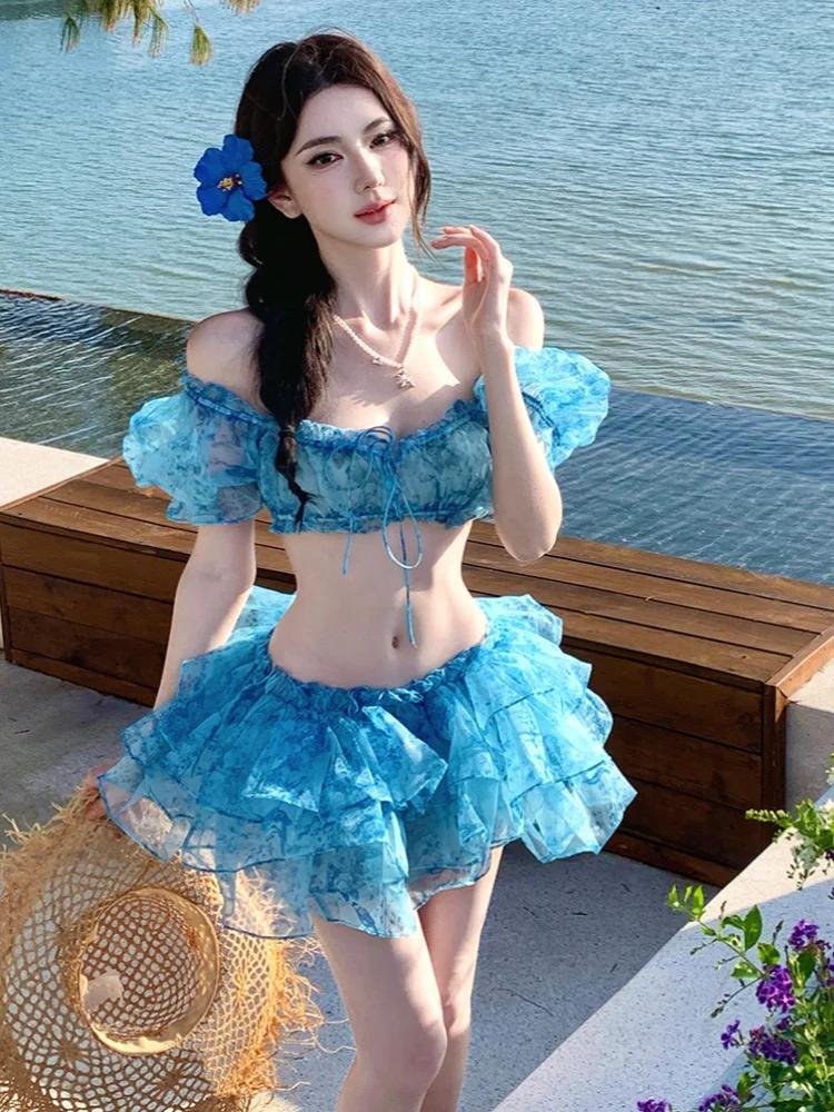 SMTHMA Haut brodé de luxe de haute qualité avec col en V élastique et diamants