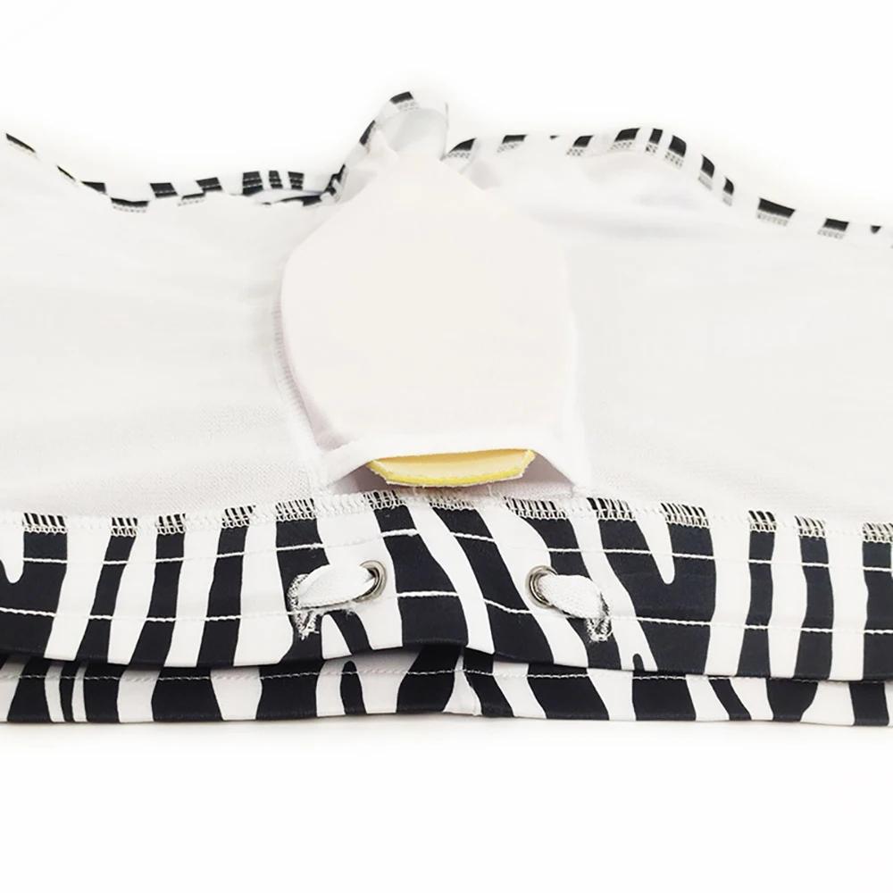 Maillot de bain imprimé zèbre pour hommes - Boxer sexy poches surf sports plage natation