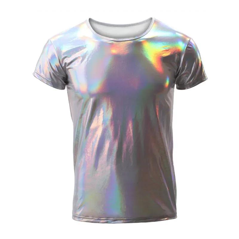 Maillot de corps sexy en similicuir pour hommes
