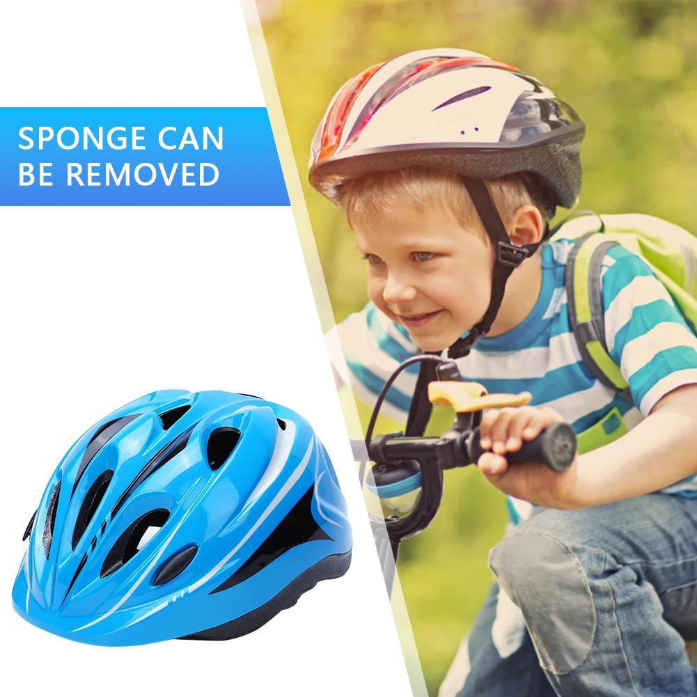 Casque de vélo respirant pour enfants, casques de vélo de route VTT pour enfants, protection sûre, équipement de sauna avec genouillères pour sports de plein air, pièce de sauna