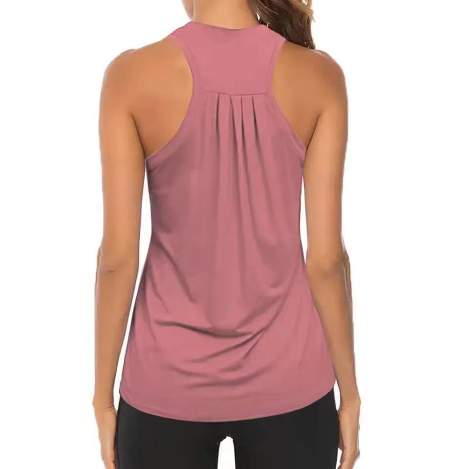Débardeur femme dos nageur - Haut sport sans manches séchage rapide yoga fitness running