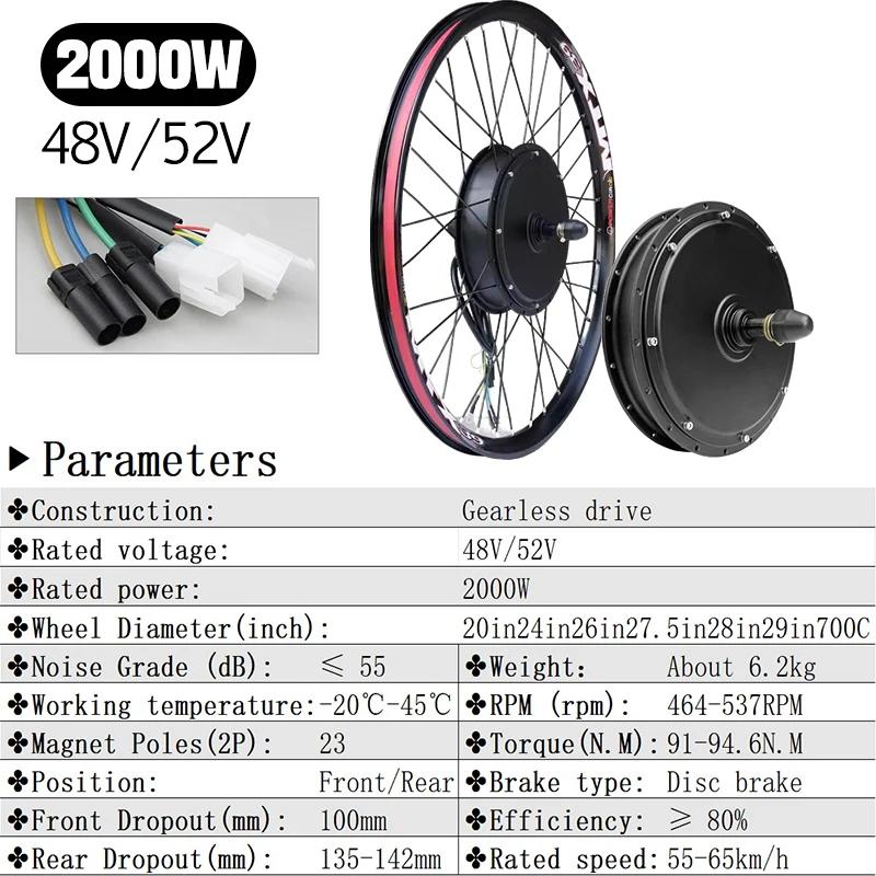 Kit de vélo électrique 5000W 3000W 2000W avec écran TFT UKC1, prise en charge de la charge USB, S966 NFC, moteur de moyeu arrière MTX39