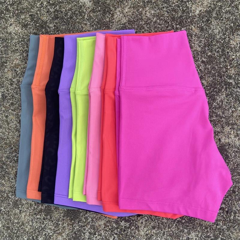 Short de yoga taille haute pour femmes leggings courts - Extensible confortable course cyclisme grande