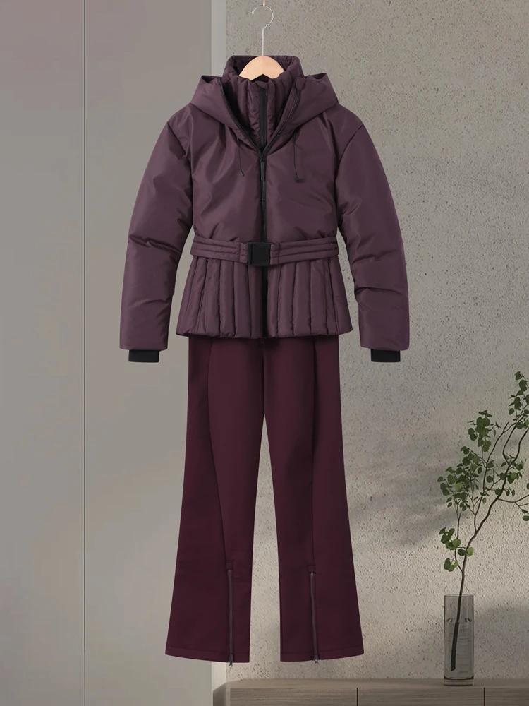 Manteau bouffant en coton verni brillant à capuche pour femme, mode manches longues, vêtements d'extérieur matelassés Chic, veste d'hiver 2025