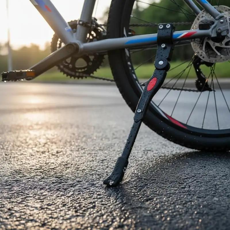 Béquille de vélo fiable, 1 pièce, support réglable, idéal pour les vélos de route et de course