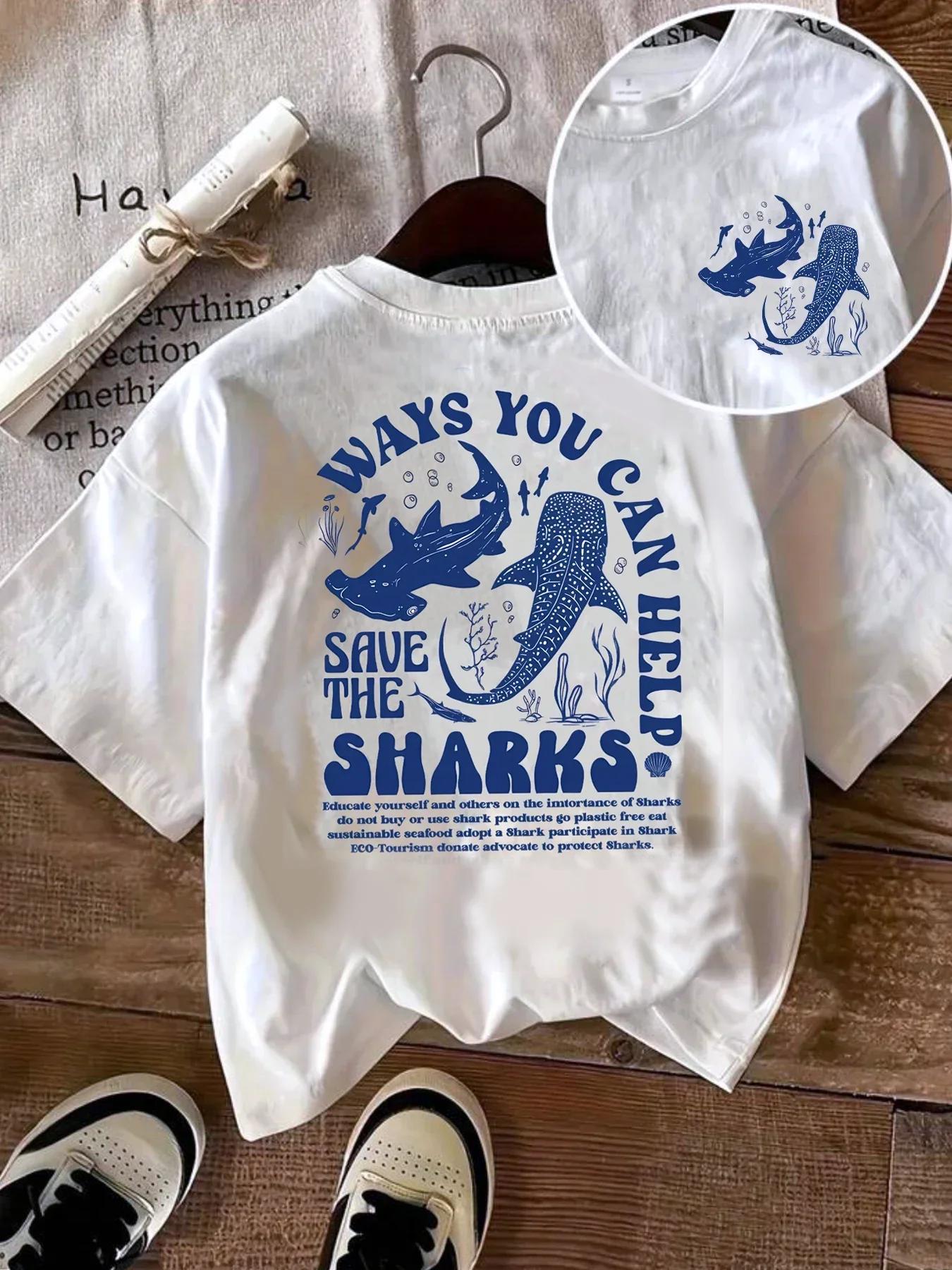 Je vous pouvez aider lettre motif col rond femmes T-shirt à manches courtes mode impression chemise