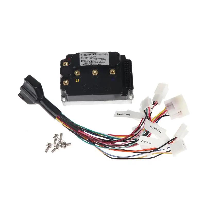 Contrôleur de moteur miniature Fardriver ND72260 80A 260A pour vélo électrique, trottinette électrique, solution légère à haut rendement