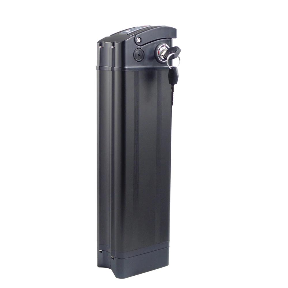 Velobecane Velo electric fatbike pliant neige pliant Ebike 36V 13Ah 15Ah 17.5Ah 21Ah argent poisson pliable Ebike Batteries