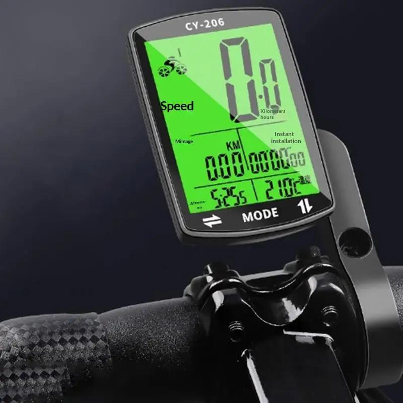 Compteur de vitesse GPS pour vélo, ordinateur de vélo, compteur de vitesse GPS étanche, odomètre de vélo 2,4 pouces ▪