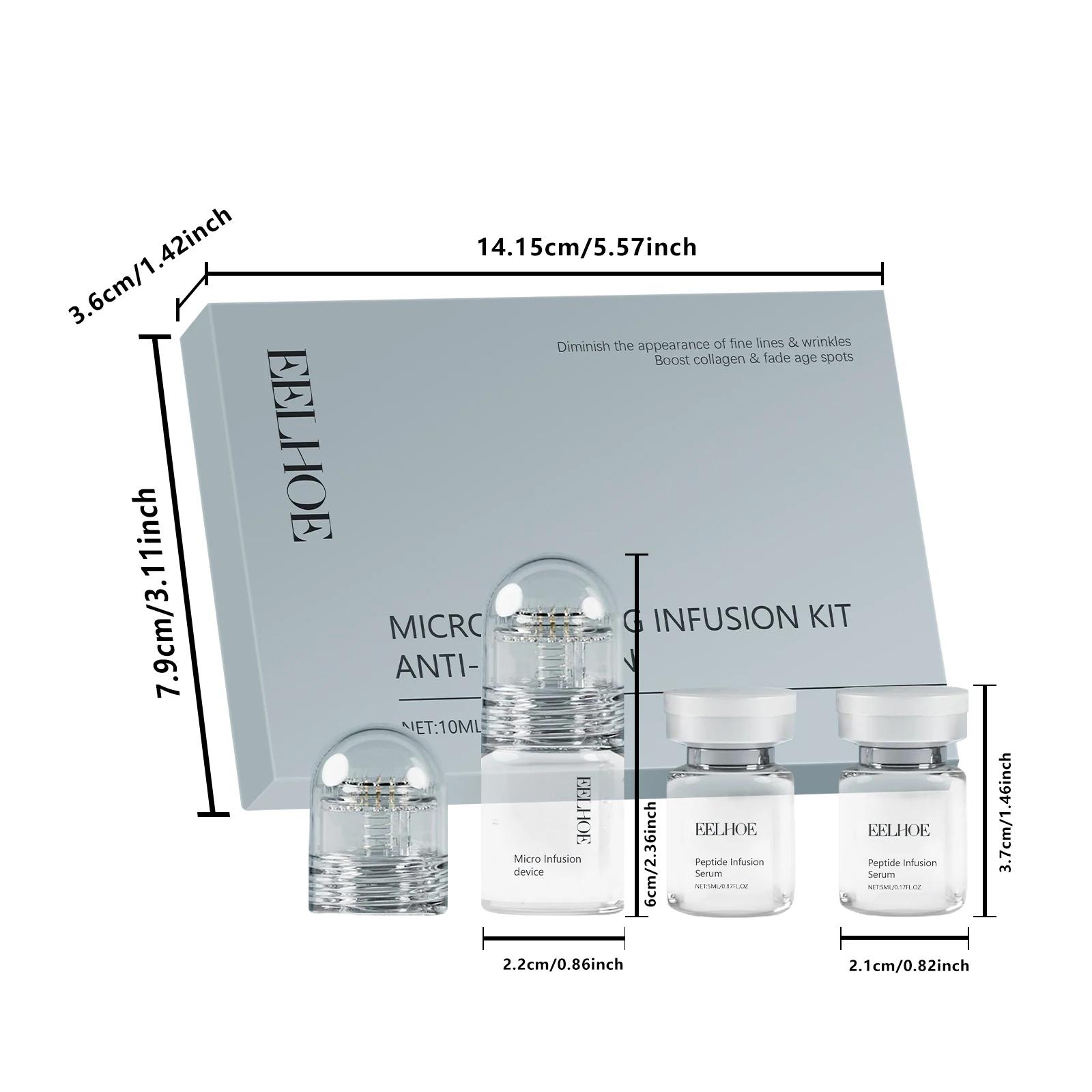 Kit Facial à l'Acide Hyaluronique : Sérum Hydratant, Rouleau Applicateur, Soin Raffermissant Délicat, Lissant et Nourrissant pour la Peau, Ensemble d'Essences Quotidiennes