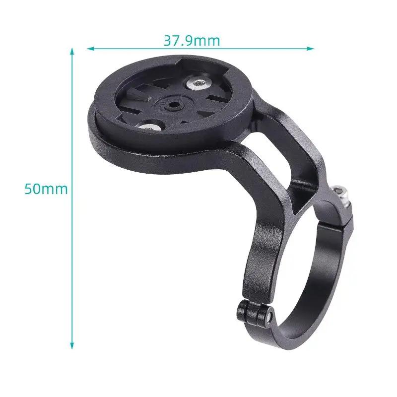 Support pour ordinateur de vélo avec support de compteur de vitesse, alliage d'aluminium, Compatible avec Garmin/Wahoo/Bryton/XOSS/IGPSPORT