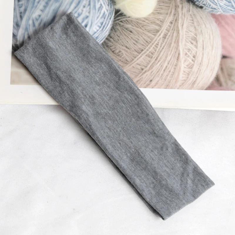 Bandeaux élastiques de sport pour femmes, bandes solides, pour course à pied, Fitness, Yoga, maquillage extensible, accessoires pour cheveux