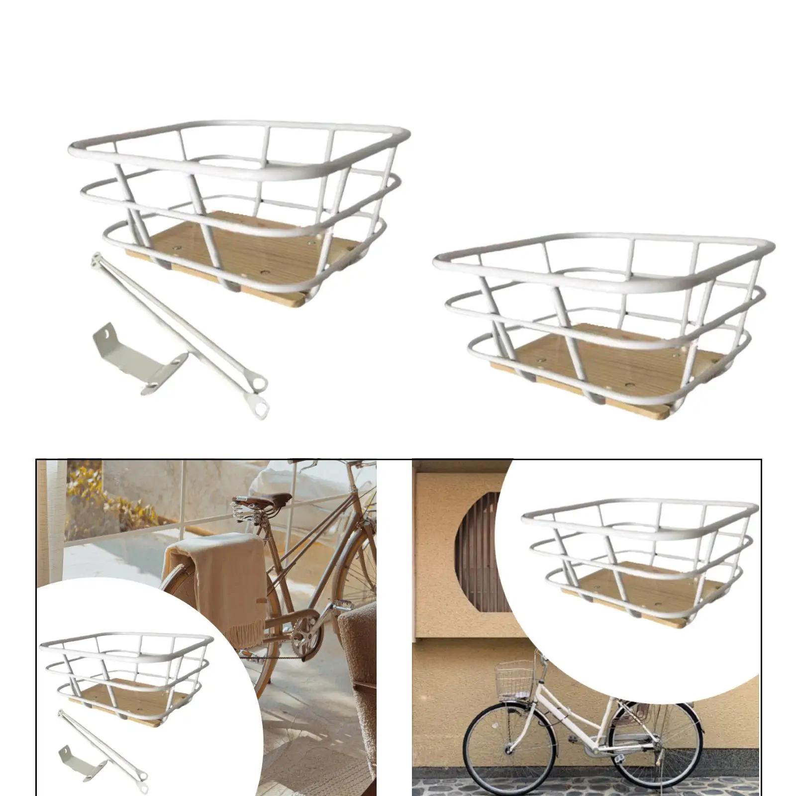 Panier avant de vélo, support de chargement de vélo, décor facile à assembler, Portable, tendance, panier de vélo pour l'équitation