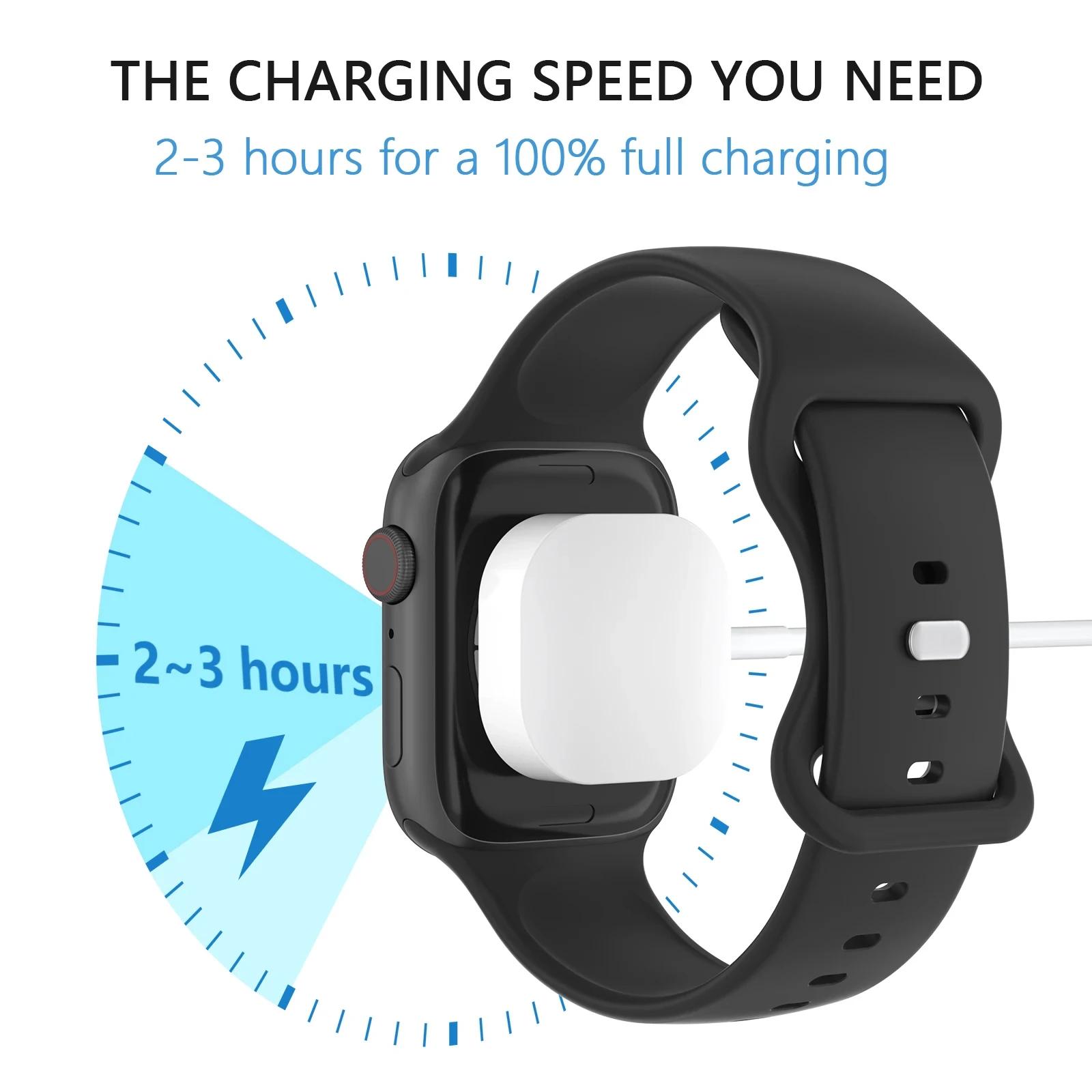 Nouveau chargeur magnétique sans fil pour Apple Watch série 9 8 7 6 5 4 SE câble de charge rapide USB Type C pour iWatch série 6 3 5 3 2 1