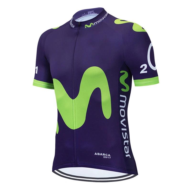 Movistar – maillot de cyclisme pour équipe Pro