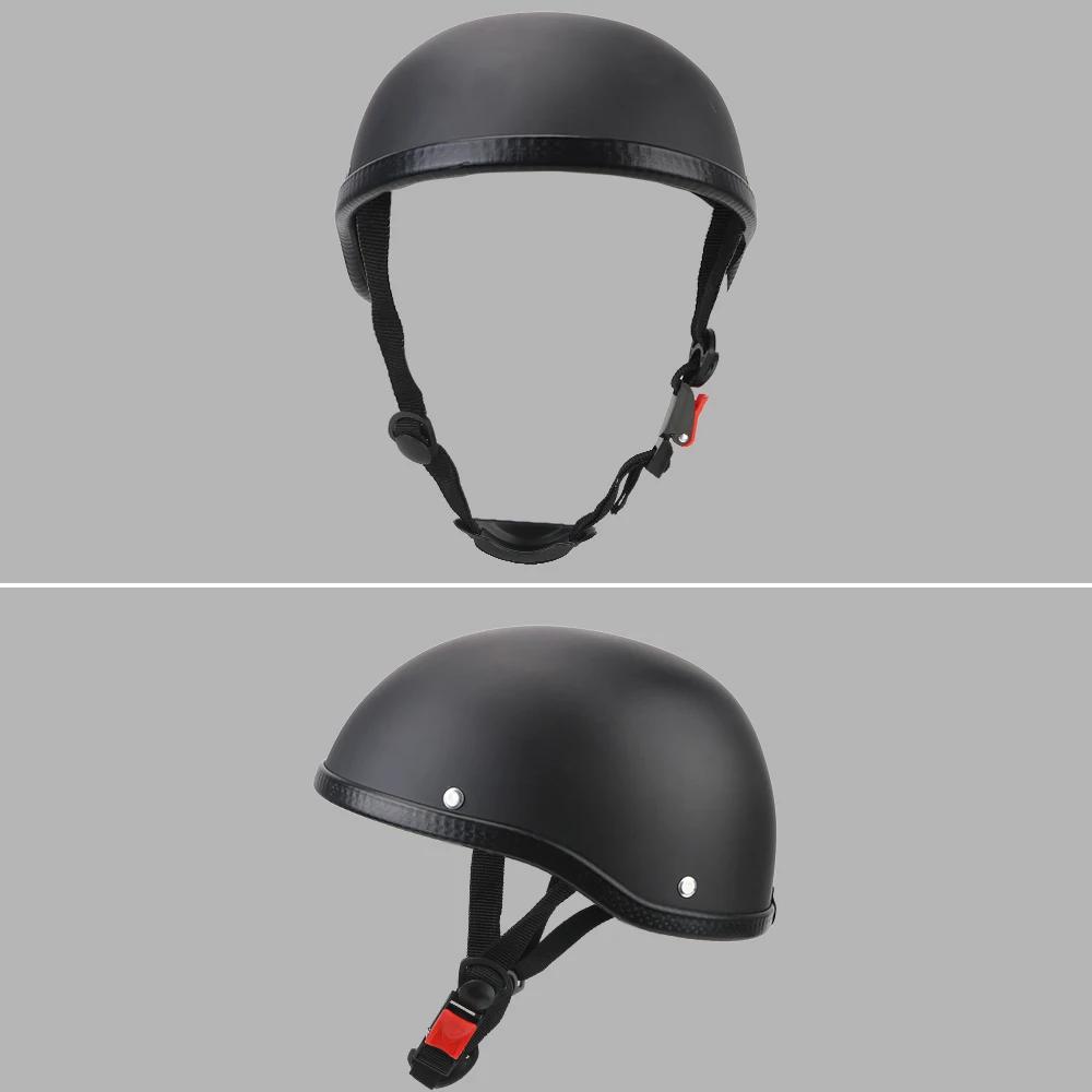 Casque de moto unisexe, protection de sécurité pour cyclisme, demi-visage, rétro, Vintage, ultraléger, accessoires de moto à la mode