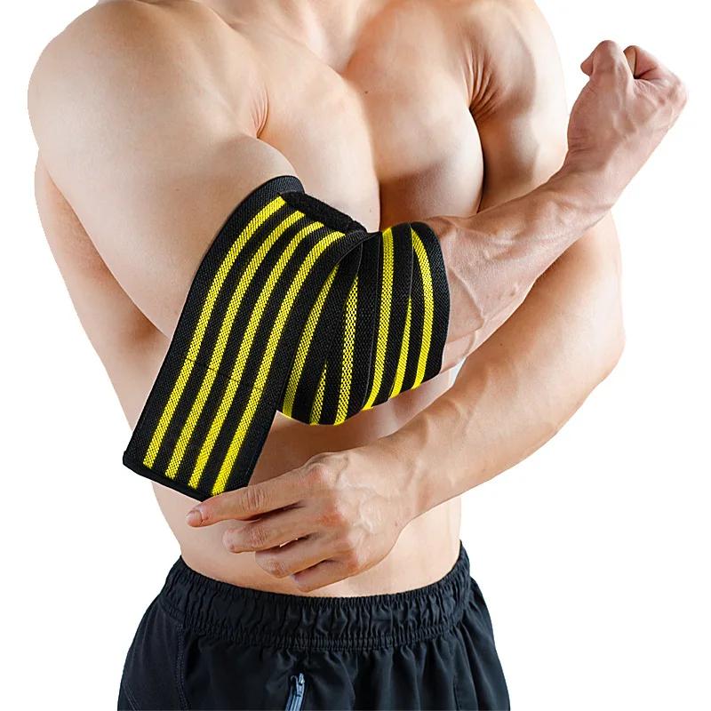 1 pièce Sangles élastiques réglables pour le coude, pour la musculation, le fitness, la gym, l'entraînement, support et protection des coudes