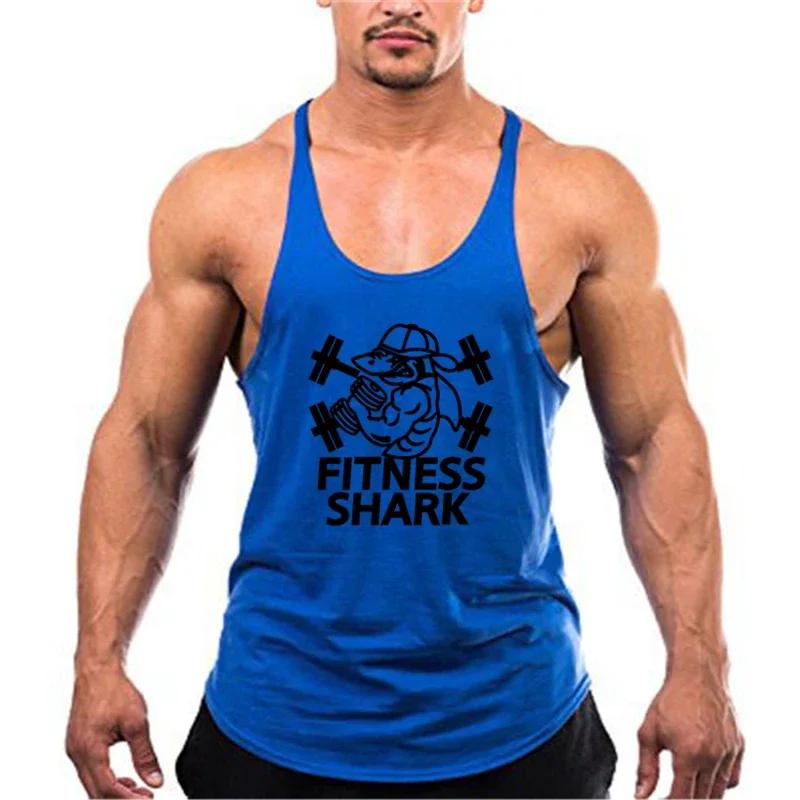 Débardeur homme été coton respirant dos Y musculation sport entraînement sans manches
