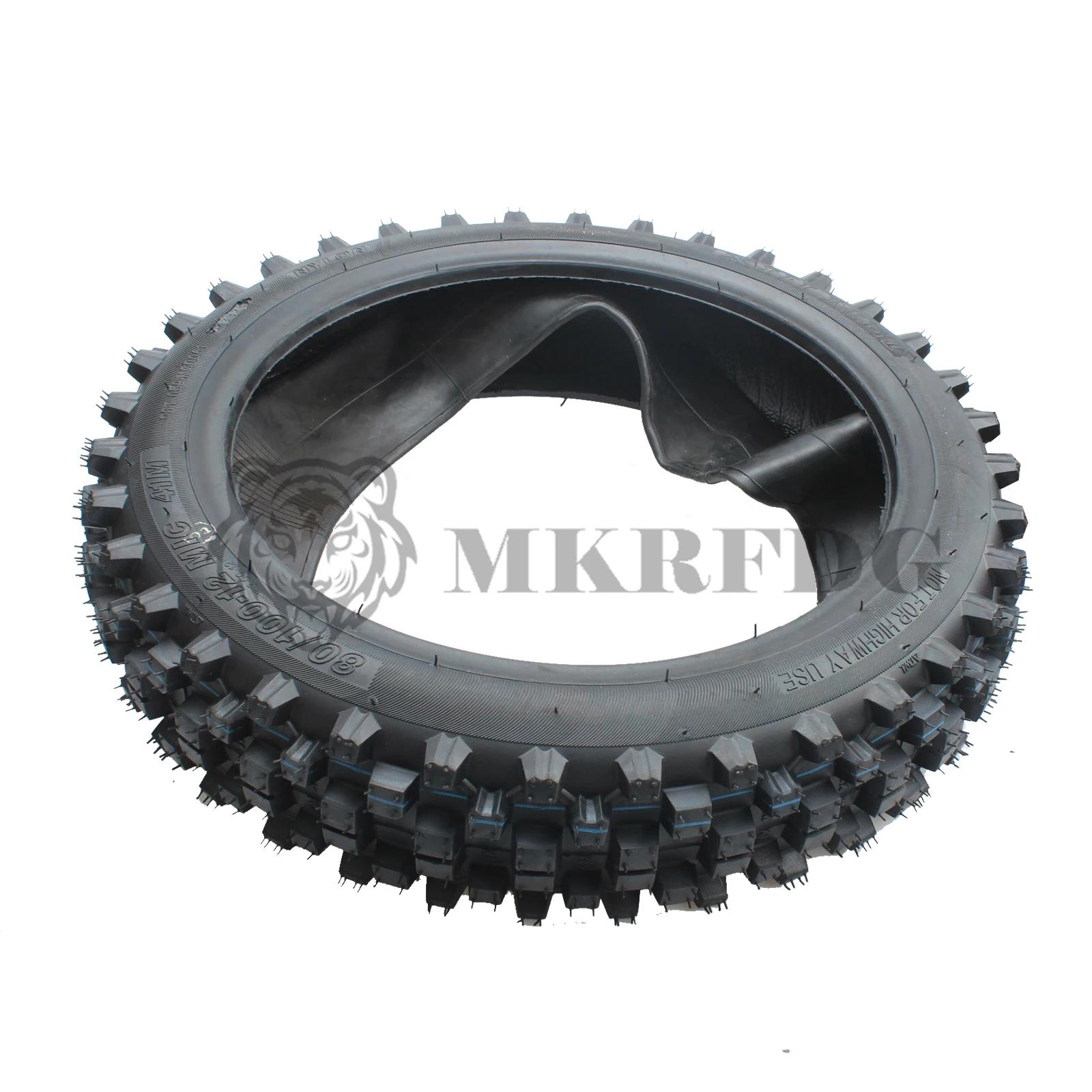Pneu avant 60/100/14 chambre à air 2.50-14 pneu arrière 80/100-12 chambre à air 3.00-12 pneus avant et arrière pour motos tout-terrain