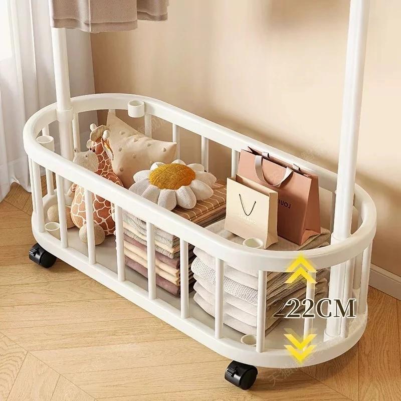 Rail Modern Clothing Rack Luxury Hanger Frames Standing Clothing Rack Jacket Side Perchero Ropa De Pie Living Room Furniture