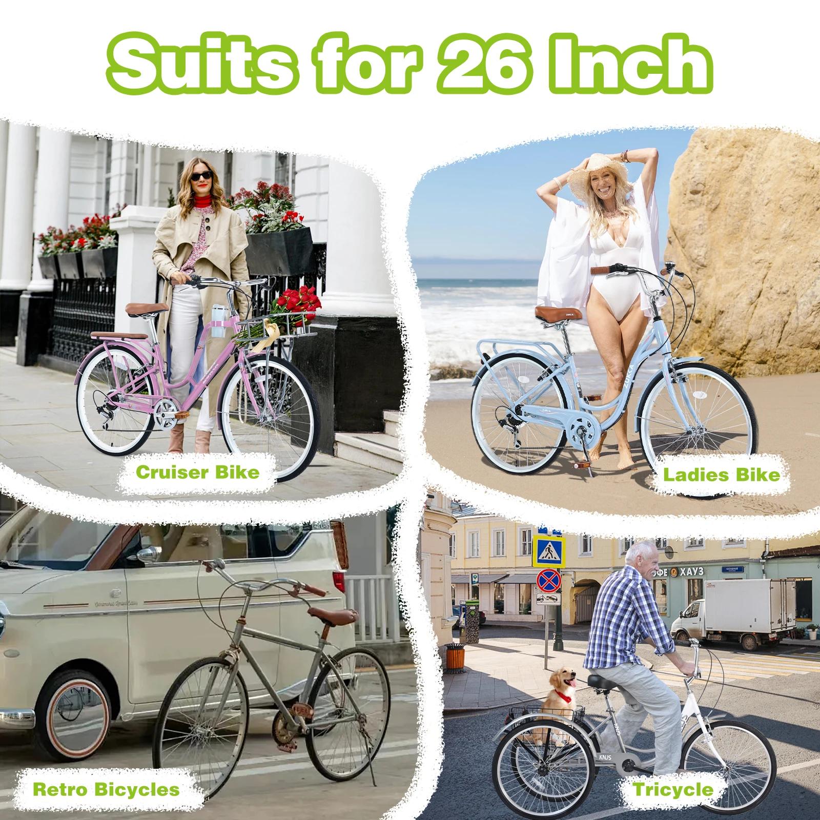 Pneu vélo 26x1.75 ZUKKA pliant mural blanc - Antidérapant drainage urbain banlieue