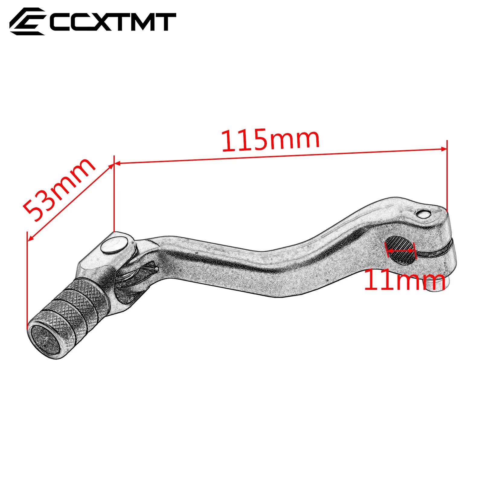 Levier de changement de vitesse pliable en aluminium pour moto