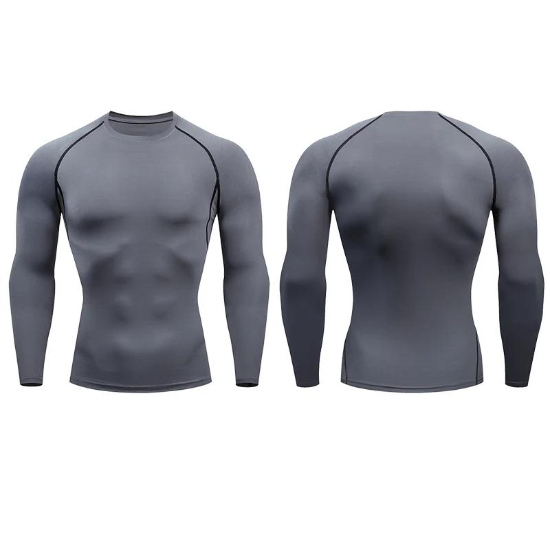T-shirt sport manches longues homme Rashgard - Vêtement fitness coupe sèche pour running et entraînement