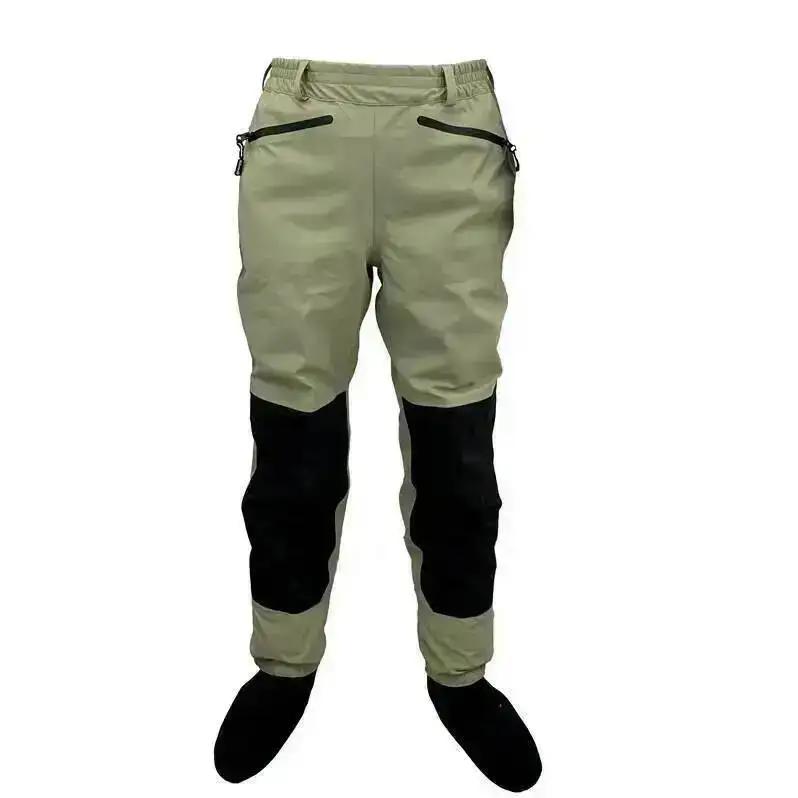 3 couches respirant imperméable à l'eau pêche à la mouche taille cuissardes bas haut pantalon Wader Durable canard chass