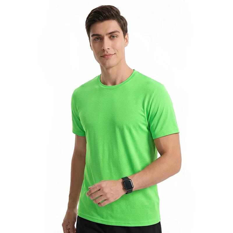 2 pièces séchage rapide hommes course T-shirt Fitness sport