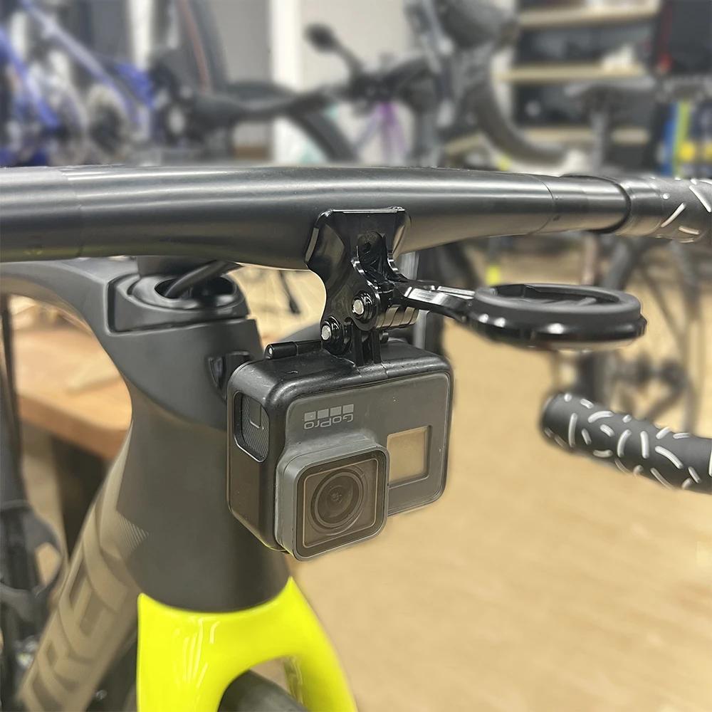 Trek Madone réglable Aero VR-CF Emonda Bontrager Aeolus RSL guidon intégré Garmin Wahoo Bryron scène Gopro Combo Mount